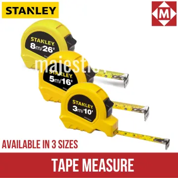 Stanley Tylon Bi-Material Steel Tape Measure ( 3m, 5m, 8m ) ( TAPMSR ) (  HNDTLS ) [GIGATOOLS]