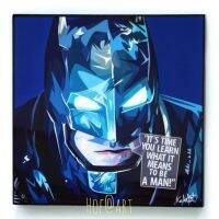 Batman #4 แบทแมน DC comics Super Hero รูปภาพ​ติดผนัง pop art พร้อมกรอบและที่แขวน การ์ตูน cartoon กรอบรูป แต่งบ้าน ของขวัญ