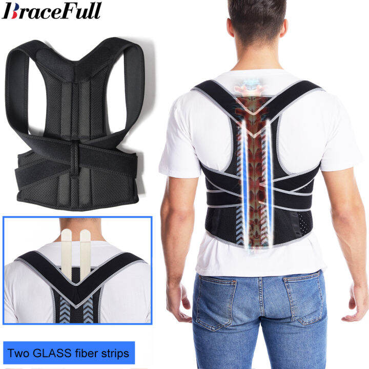 Adjustable Scoliosis Posture Corrector Corset Back ce Lumbar Support ...