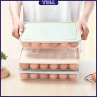 Yiha กล่องเก็บไข่ ที่เก็บไข่ กันกระแทก  เก็บได้24ฟอง (คละสี) egg storage box มีสินค้าพร้อมส่ง