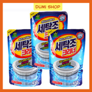Combo 3 bịch tẩy vệ sinh lồng máy giặt Hàn Quốc siêu sạch bịch 450g