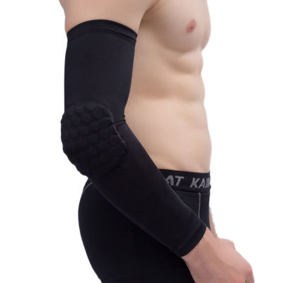 1Pc Arm Sleeve Armband Elbow Support Basketball Arm Sleeve Breathable Football Safety Sport Elbow Pad Brace Protector New 9