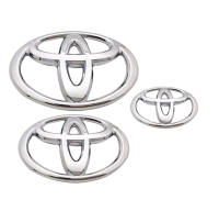 TOYOTA โลโก้ Yaris CAMRY COROLLA Vios โลโก้ Rav4ตรารถพวงมาลัยหน้าและหลัง