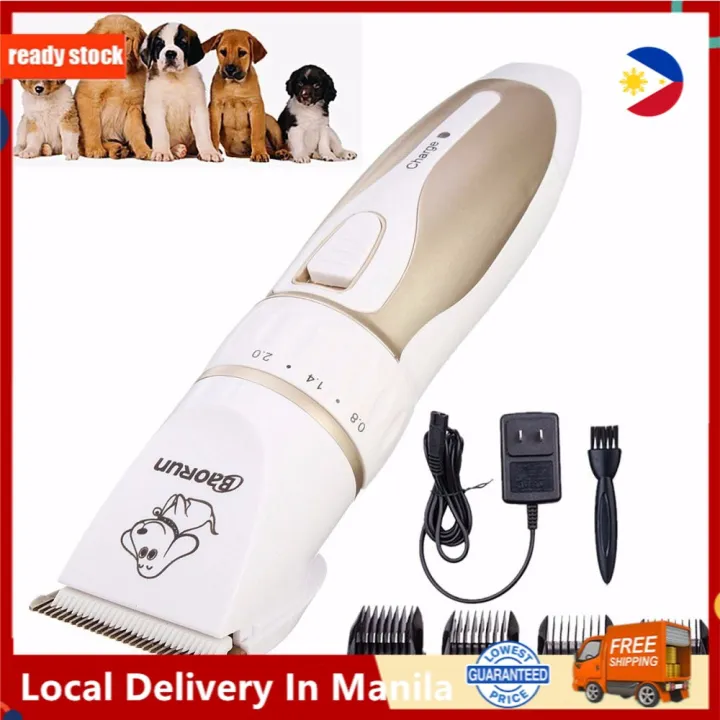 Ready Stock Electric Low-noise Pet Hair Razor Grooming TrimmerShaver ...