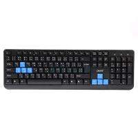 OKER คีย์บอร์ด USB Keyboard (KB-318) Black/Blue