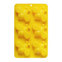 6 Holes Bee Cake Mold Cake Mold Silicone Mold Mousse Cake Mold Multifunctional Cake Mold 6 Holes Bee Cake Mold New Style Cake Mold Baking Tools Bee Cake Mold Silicone Mousse Cake Mold Multifunctional Baking Tools