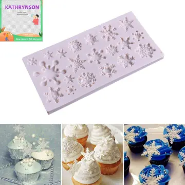 Snowflake Silicone Mold Chocolate Baking Fondant Jelly Cake Decorating  Christmas