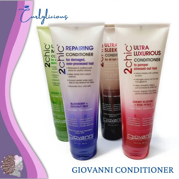 GIOVANNI Conditioners (250 ml) CGM Approved Lazada PH