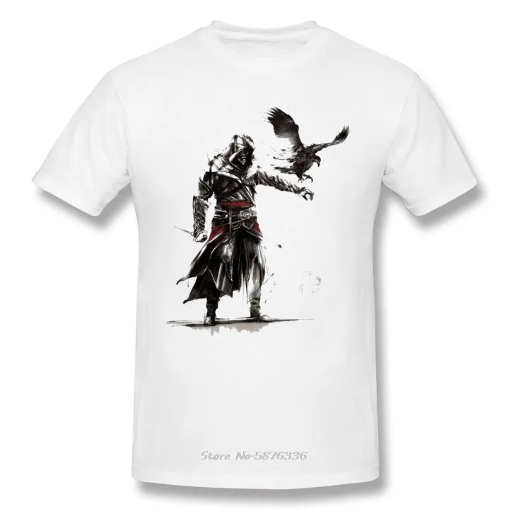 Men Assassins Creed T-Shirts Funny Round Neck Short Sleeve Tops ...