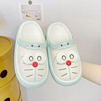 Boys Girls Cartoon Clogs Casual Non Slip Breathable Lightweight Slip-on Soft Sole Hollow Out Sandal Slippers For Walking