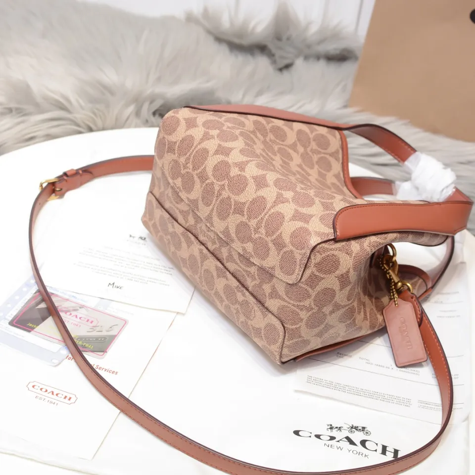 Coach Original Bags for WOMEN Coach Bag Office Hadley Hobo 21 Vegetable  Basketball Small handbag Bringing messenger bag 78800 Size: 21*17*12cm