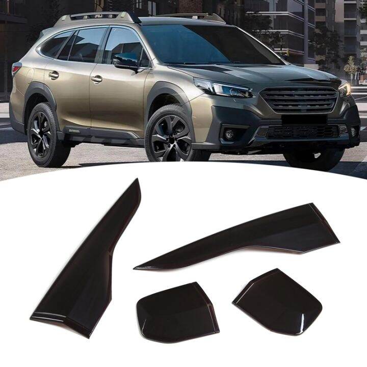 car-rear-lamp-shade-cover-trim-auto-accessories-black-abs-for-subaru-outback-2021-2023