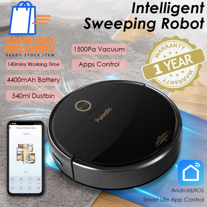 [CLEAR STOCK] Pureatic V8S Smart Robot Vacuum Cleaner Sweep Upgrade