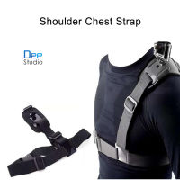 Shoulder Chest Strap Mount Harness Belt for GoPro Hero 11/10/9/8/7/6/5/4/3 SJCam YI ไหล่สายรัดหน้าอกเมาเทียมเข็มขัดสำหรับ GoPro SJCam YI