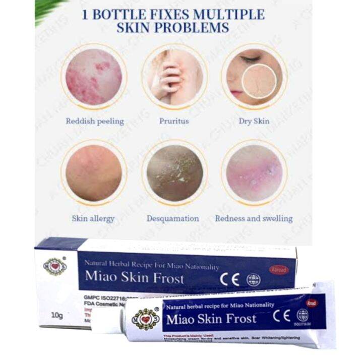 Miao Skin Frost, Herbal Extract for Fast Relief of Itching, Solution