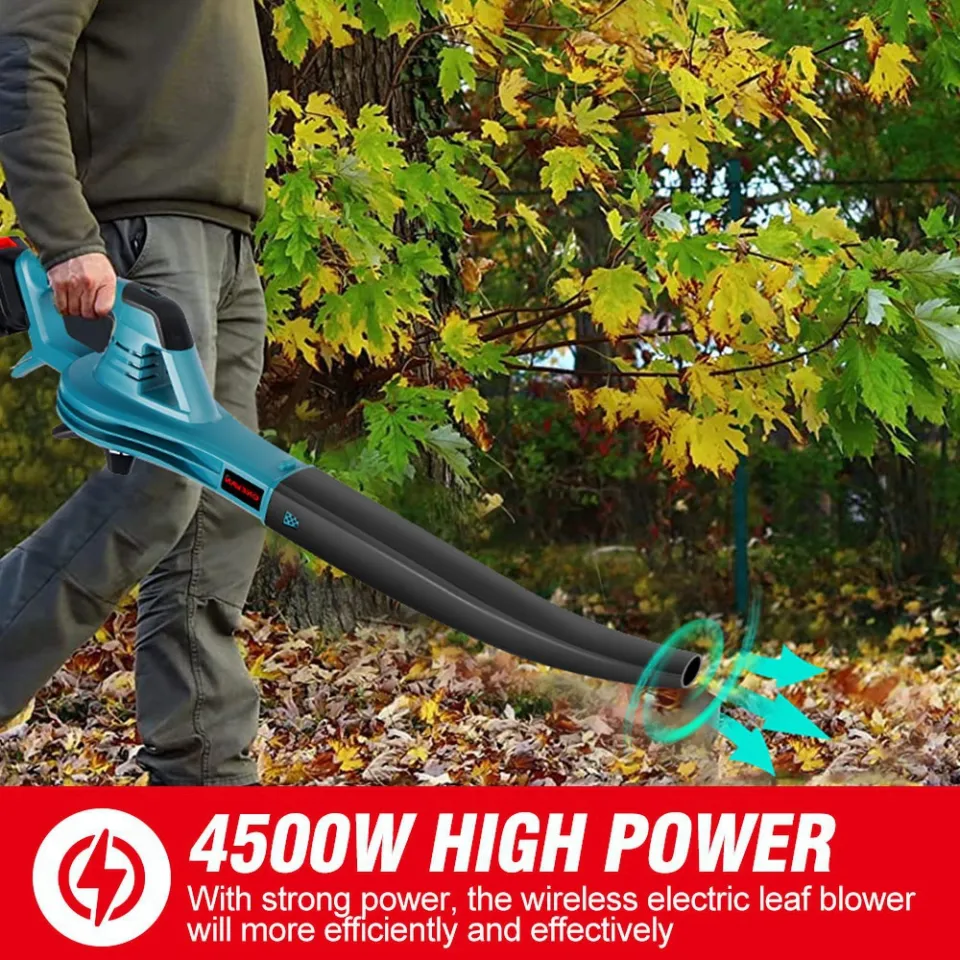 Yofidra Cordless Electric Blower with 1/2 Battery Leaf Blower Snow