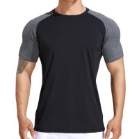 Summer Fitness Training T-shirt Men Short Sleeve Shirt Male Gym Bodybuilding Skinny Tees Tops Running Sport Quick Dry Clothing