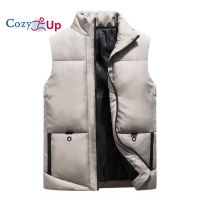 Cozy Up Winter Jackets Men S Casual Solid Color Thermal Tank Top