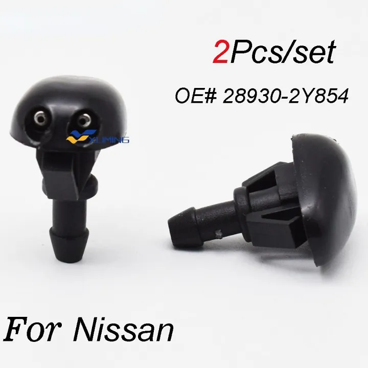 Xuming Front Windshield Wiper Washer Jet Nozzle For Nissan Navara D22 D40 Silvia 200sx S14 S15