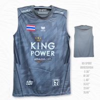 เสื้อกีฬาผ้าไมโคร เเขนกุด พิมพ์ลาย KING POWER เนื้อผ้านุ่มลืนสวมใส่สบาย เเห้งไว ระบายอากาศดี ซักเคื่องได้ ไม่ยับ ไม่ย้วย