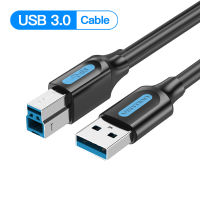 Vention USB Printer Cable USB 3.0 2.0 Type A Male to B Male Cable for Canon Epson HP ZJiang Label Printer DAC USB Printer