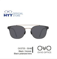 แว่นตากันแดด OVVO 3735-50/46 กรอบแว่นไทเทเนียม เลนส์ Polarized Zeiss เบา ทนทาน ไม่ก่อให้เกิดอาการแพ้ Handmade in EU