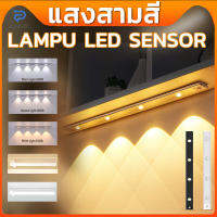 80/60/40/30cm ไฟเซ็นเซอร์ led ไม่ต้องใช้สายไฟ ไฟติดตู้ sensor night light ไฟตู้เสื้อผ้า สำหรับตู้เสื้อผ้า ตู้เสื้อผ้า ตู้ทางเดิน โต๊ะข้างเตียง