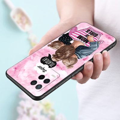 Mobile Case For realme 8 5G Case Back Phone Cover Protective Soft Silicone Black Tpu Cat Tiger