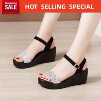 ✹㍿❉ .❤?Ready Stock? ❗️35-40❗️ selipar perempuan budak kasut sliper 拖鞋女 Sandal Wedge Perempuan 2021 New Shoes Soft Riadah tebal dengan sandal