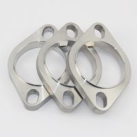 ﹍✥ 304 Stainless Steel Flange Universal 51mm 63mm 76mm Welded 2-Hole Movable Flange For All Automobile Exhaust Pipes And Equipment