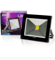 "sale"โคมฟลัด LED รุ่นอีโคไบรท์ 10W. 220V.วอร์มไวท์.EVE"ส่งด่วนทุกวัน"