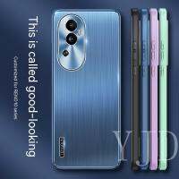 เคส YJD สำหรับ OPPO Reno10 Pro+ สายดึงโลหะขอบสเตนเลสสตีลเคสโทรศัพท์กันกระแทก