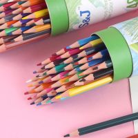 ปากกาวาดรูปเด็กกล่องเก็บดินสอสีสำหรับดินสอนักเรียนโรงเรียน Elemeny 36สีอุปกรณ์ศิลปะดินสอสีน้ำมัน