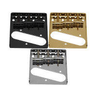 FLEOR TL Guitar Bridge 3 Steel Saddles สำหรับการเปลี่ยนชิ้นส่วนกีตาร์ TL,Chrome/gold/black Available