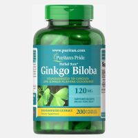 Puritans Pride Ginkgo Biloba Standardized Extract 120 mg / 200 Capsules