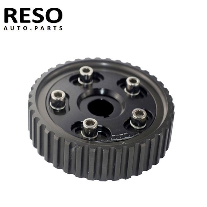 cw-reso-1-pc-adjustable-cam-billet-timing-pulley-pullys-civic-crx-d15-d16-d-series