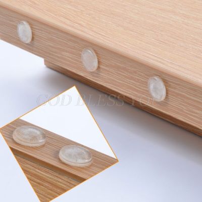 50Pcs Door Stops Stopper Silicone Cabinet Self Adhesive Bumper Damper Buffer Pad Drop Shipping Decorative Door Stops