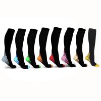 Cross-border compression hosiery for riding bicycle fitness compression stockings for men and women football socks running socks can be set