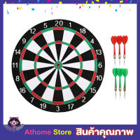 ส่งฟรี !กระดานปาเป้า ขนาดมาตรฐาน 12 นิ้ว ปาเป้า เกมปาเป้า DART BOARD แบบหนากระดานปาเป้าลุกดอก พร้อมลูกดอก 4 ลูก