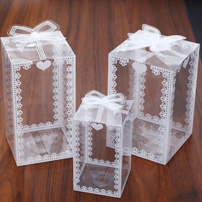 【YF】♨  10Pcs Packing Wedding Favor Transparent Food Chocolate Jewelry/Candy/Packaging