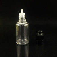 100pcs 5ml 10ml 15ml 20ml 30ml 50ml PET Plastic Eye Dropper Bottle Bottles with Childproof Temper Evident Caps YZHJ