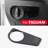 Headlight Control Decorative Trim Covers ABS Interior Frame Molding Protector For Volkswagen VW Tiguan 2017 2018 2019 GE