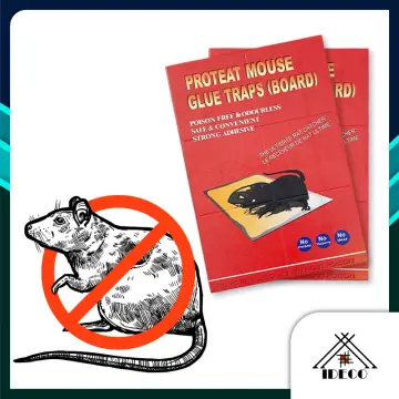 Green Killer Mouse & Rat Sticky Glue Trap Board Pest Control Rats Catcher  Papan Pelekat Tikus