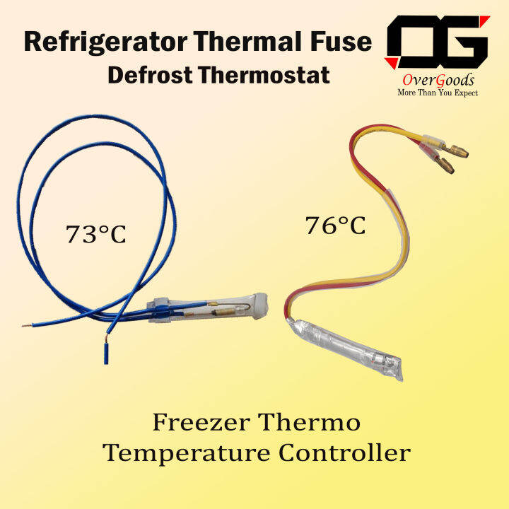 73°C / 76°C Refrigerator Thermal Fuse / Defrost Thermostat 73°C / 76°C