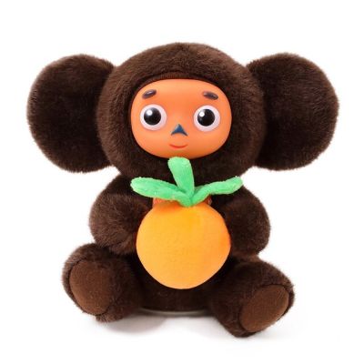 ลิงหูใหญ่รัสเซียการบันทึกเสียงวิดีโอและร้องเพลงการ์ตูนลิง Cheburashka ตุ๊กตาหนานุ่ม Children39; S