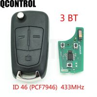 【✆New✆】 qiukekang81481 Qcontrol กุญแจรีโมต G3-Am433tx 433Mhz เหมาะสำหรับ Opel/Vauxhall Signium 2005 - 2007 Vectra C 2006 - 2008 Id46ชิป Pcf7946