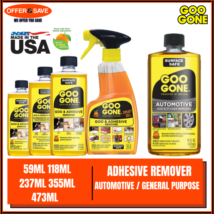 GOO GONE Original Goo & Adhesive Remover & Automotive Goo & Sticker