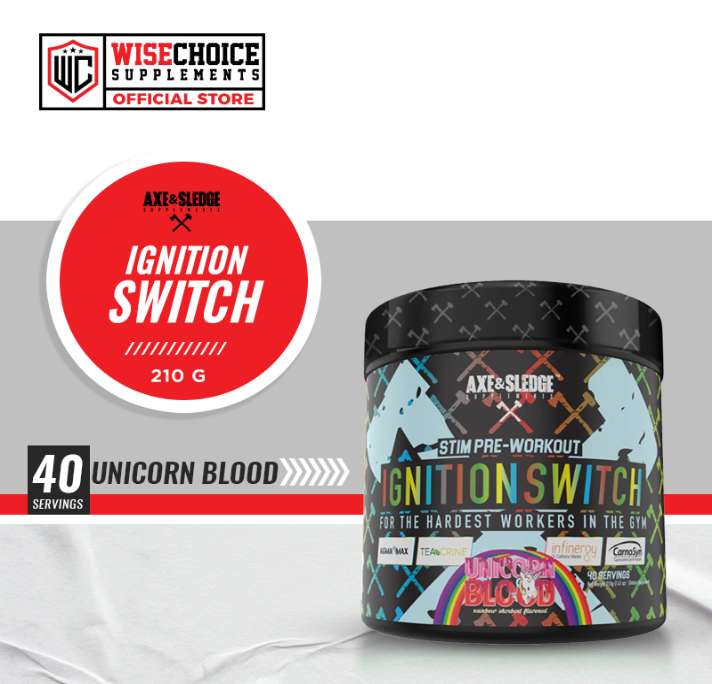 AXE & SLEDGE IGNITION SWITCH 40 SERVINGS UNICORN BLOOD FLAVOR Lazada PH