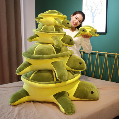 35/45/55cm Lovely Tortoise Plush Toy Kawaii Animal Dolls Stuffed Soft Animal Sea Turtle Pillow Birthday Christmas Gift Children