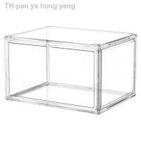 pan ya hong yang 1 อะคริลิคใสหนังสือจัดระเบียบกล่องกล่องเก็บหนังสือ STACKABLE นักเรียนผู้ถือหนังสือบริจาคหนังสือคอนเทนเนอร์ 36x28x22 ซม.